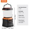 VEVOR LED Camping Lantern, All-in-one, 1000LM, 360 Degrees Illumination, 4 Lighting Modes, Battery Powered Light, Outdoor Robust Flashlight