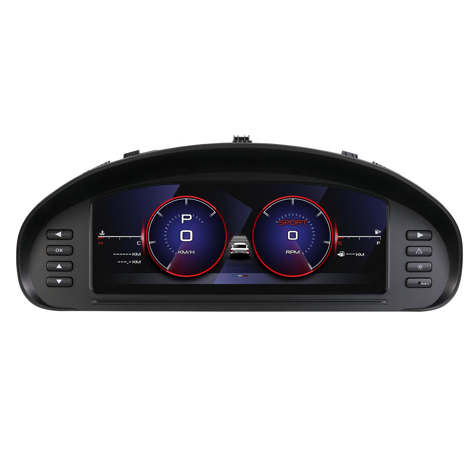 

Hizpo 12.3 Inch LCD Digital Dashboard Panel for Peugeot 407 407SW 2004-2010 Digital Cluster Instrument Display Snelheidsmeter Virtual Cockpit