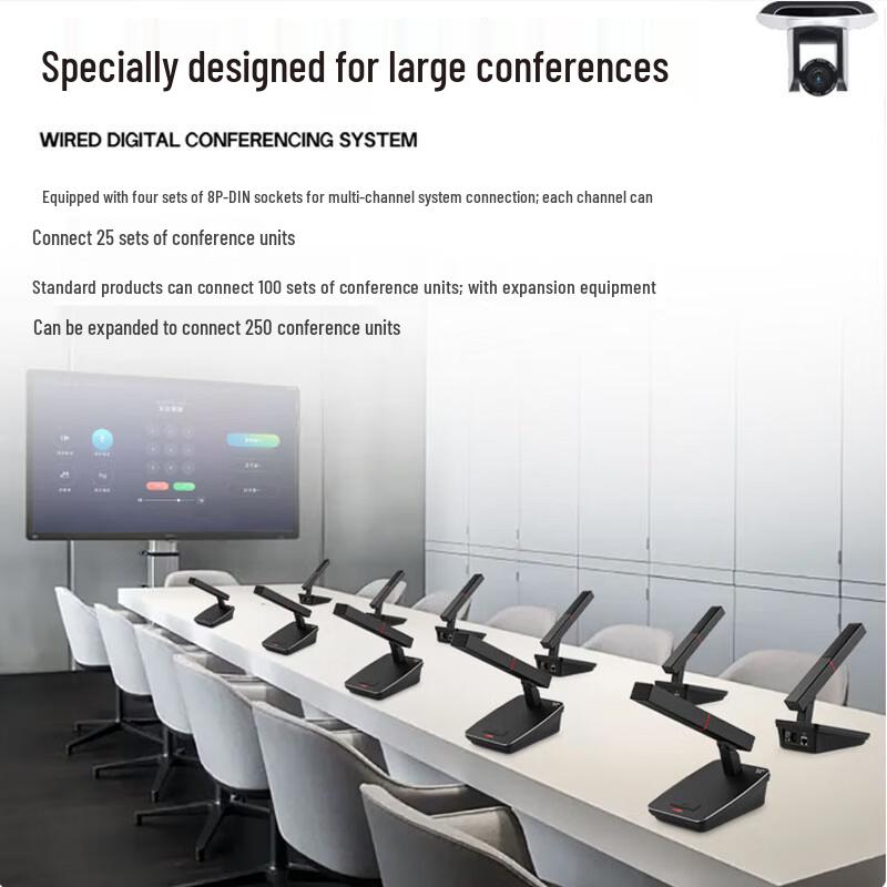 HuiDu YH-890 Professional Wired Conference Microphone (CN version)