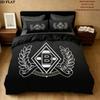 Borussia Mönchengladbach Pattern Bedding Quilt Set  Home Decoration  Gift (1 * duvet cover + 2 * pillowcase  without core)