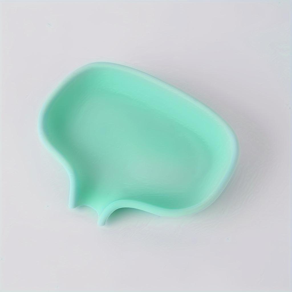 Minimalist Soap Holder - 1pc Simple Plain Soap Dish, Drain Soap Tray For Bathroom Accessories