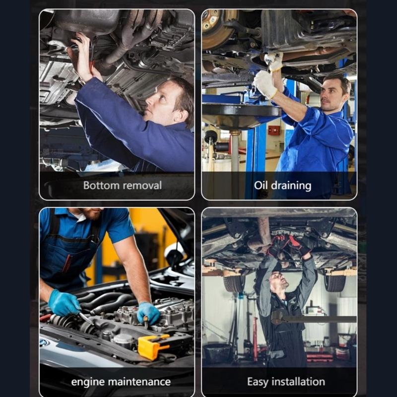 652F Multiple Size Socket Wrench For Vehicle Repair Features Antislip Design High Strength Alloy Steel And Ergonomic Grip