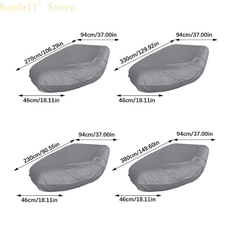 Heavy Duty 210D Oxford Fabric Cover for Inflatable Boats & Kayaks Featuring Double Stitching for Enhanced Durability