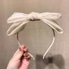 Spring/ Girl Bow Bezel Headband Solid Hair Band Diademas Para El Pelo Mujer Headbands for Women