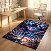 Personalized Crystal Velvet Carpet,Jujutsu Kaisen Custom Printed Name, Plush Area Rug For Home Indoor Decor