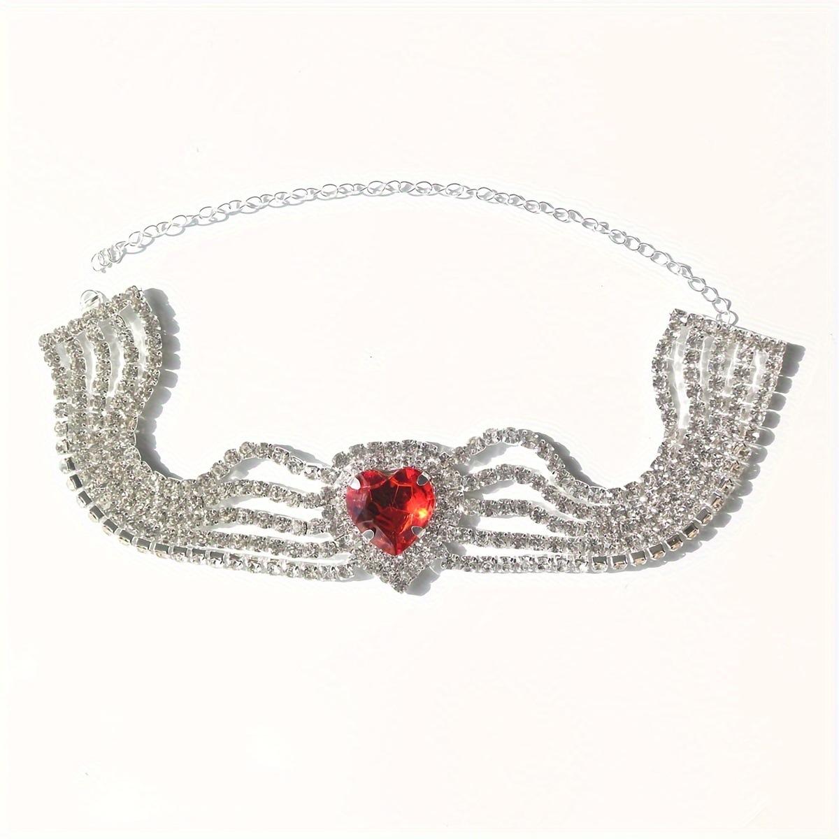 European And American Shiny Love Necklaces, Luxury Banquets, Parties, Exaggerated Women S Jewelry Accessories