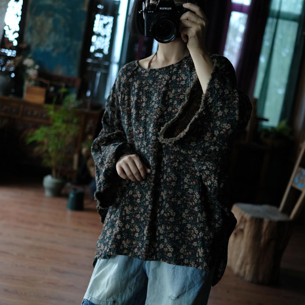 

Женские футболки Johnature в винтажном стиле с цветочным принтом One Size