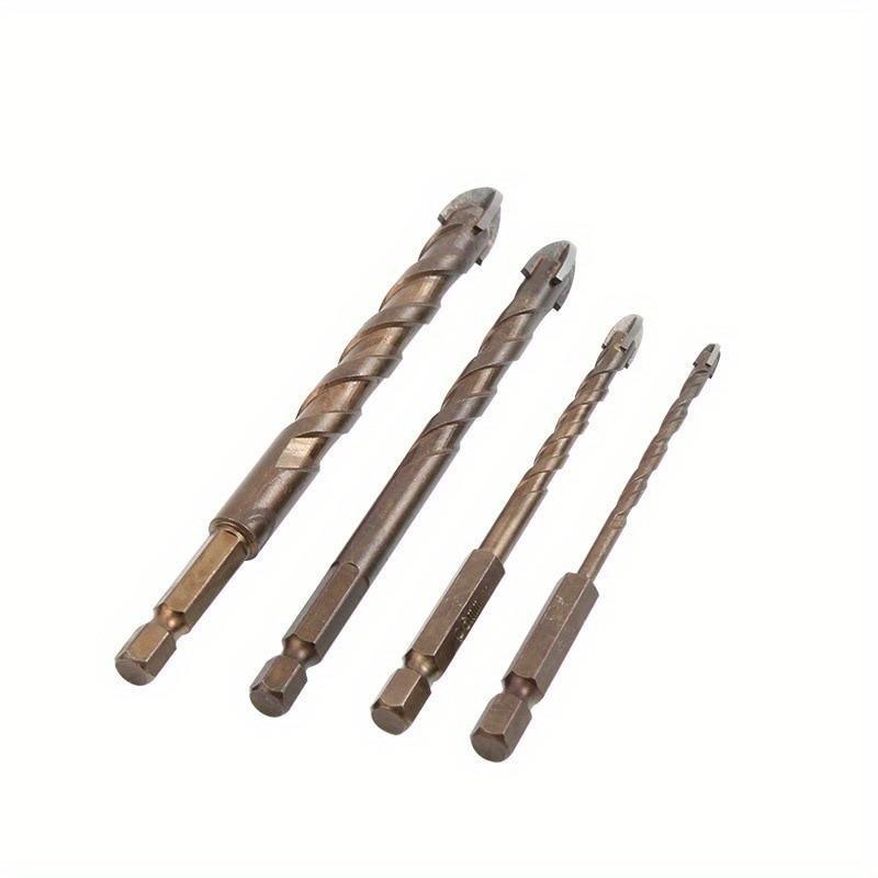 7Pcs Step Drill Bit Saw Umbrella Chamfer Bit Straight Titanium Milling Cutter 4-12/20mm 3 6 8 Mm Woodwork Metal Hole Cone Drill