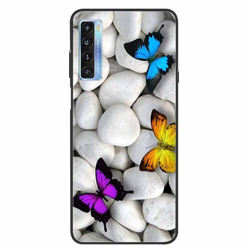 For TCL 20L Case Cute Painted Soft Silicone Back Cover for TCL 20L+ Plus T775H Phone Cases TPU Bumper For TCL 20S 20 L T774H