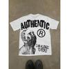T-shirt Grafiche con Lettere Harajuku Top Y2k Uomo Donna High Street T-shirt Oversize Pro Choice Streetwear Maglietta Vintage Abbigliamento