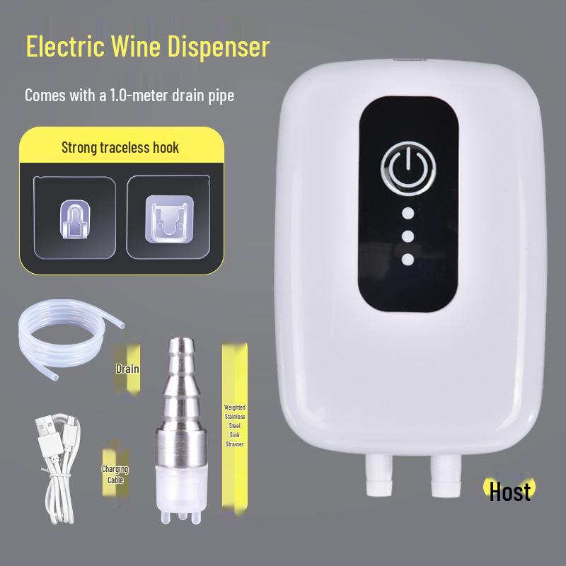 Electric Baijiu Dispenser: Automatic Wine Extractor with Filter and Suction Pump