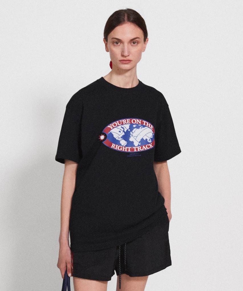 Minasu Right Track T Shirt_Black