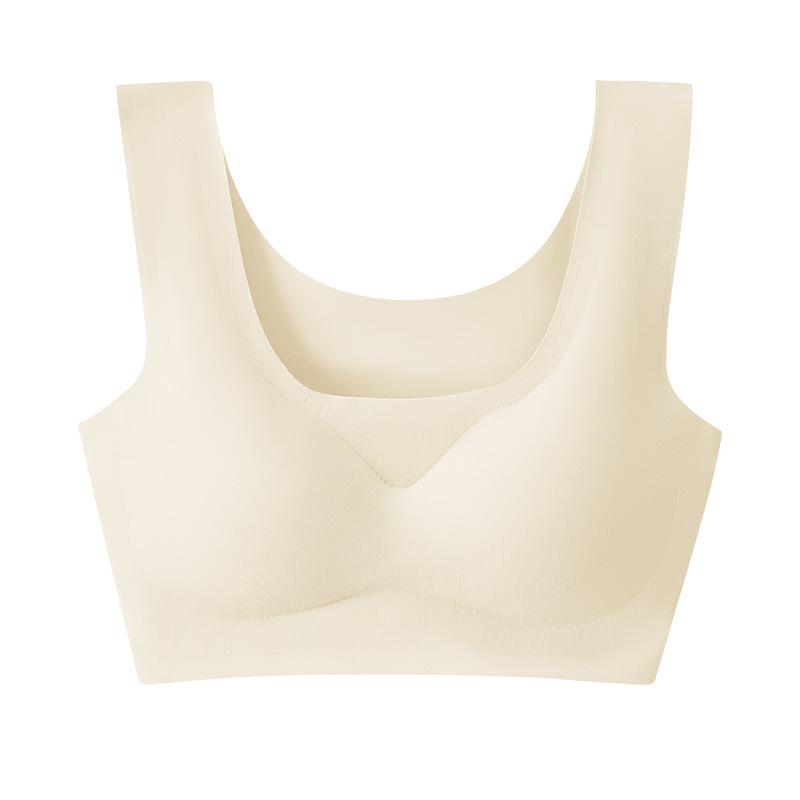 Nahtloser kabelloser Push-Up-BH für Damen: Dünn, Kleine Bruststütze, Sport- und Schlaf-Westenstil, Sommerkleidung