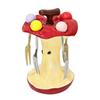 Portable Dessert Fork with Holder Creative Fruit Fork with Storage Jar  Household