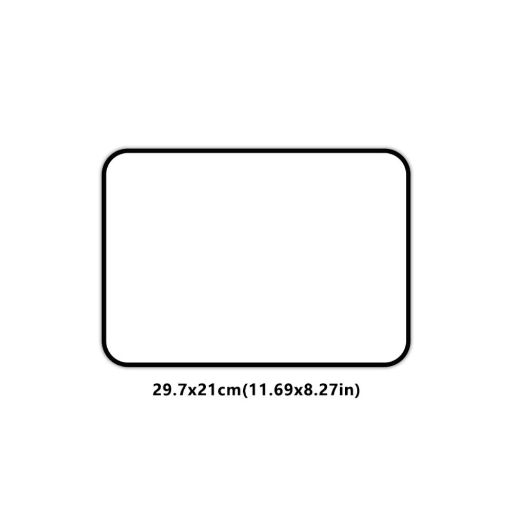 Portable A5/A4/B4/A3 Whiteboard Dry Erase Magnetic-Friendly Graffiti Drawing Board Reusable Double-Sided Erasable Writing Board