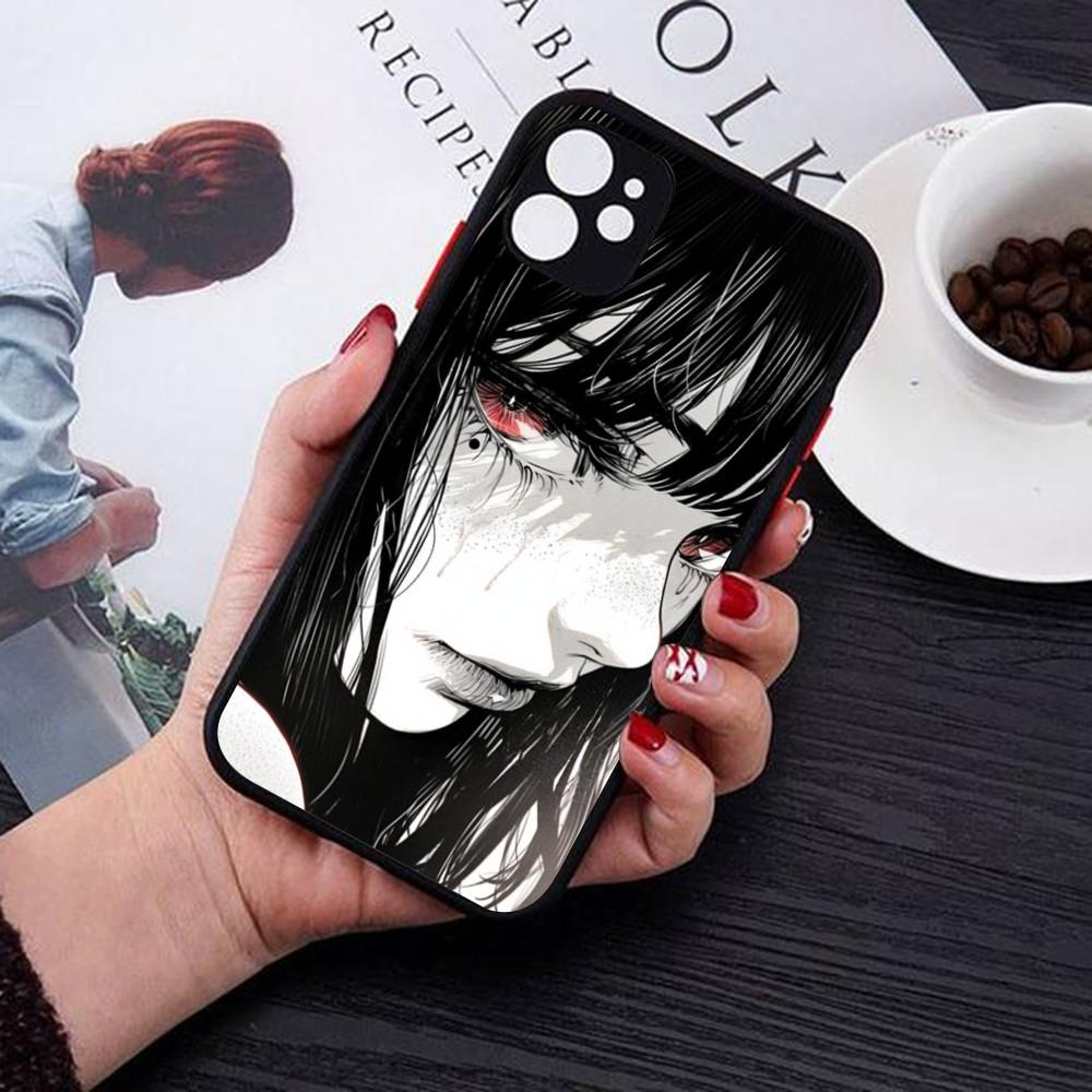Cute Girl Trend Anime Phone Case For IPhone 14 11 12 13 Mini Pro Max 8 7 Plus X XR XS MAX Translucent Matte Cover