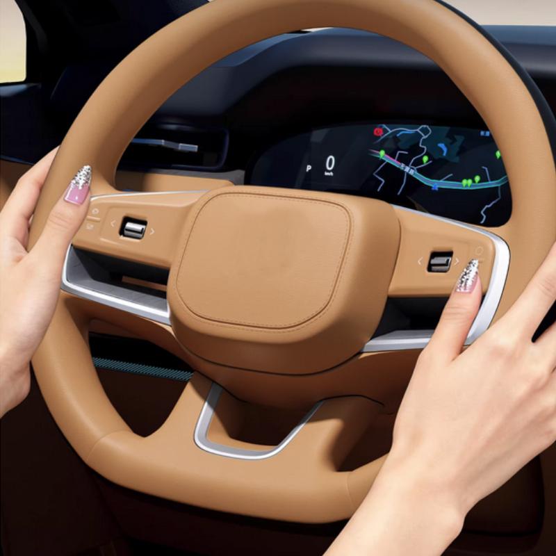 For Zeekr 9X 2025 2026 Steering Wheel Button Panel Decoration Film Silicone Protective Pad Car Interior Accessories