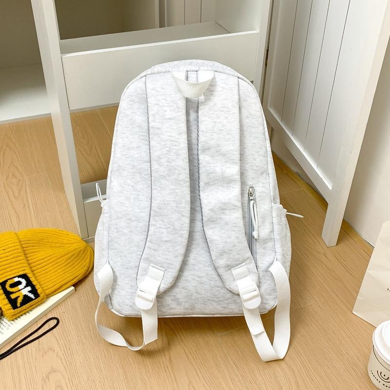 School Bag New Korean Version Lightweight Backpack Simple Versatile Junior High School Students Niche High Value Travel Backpack