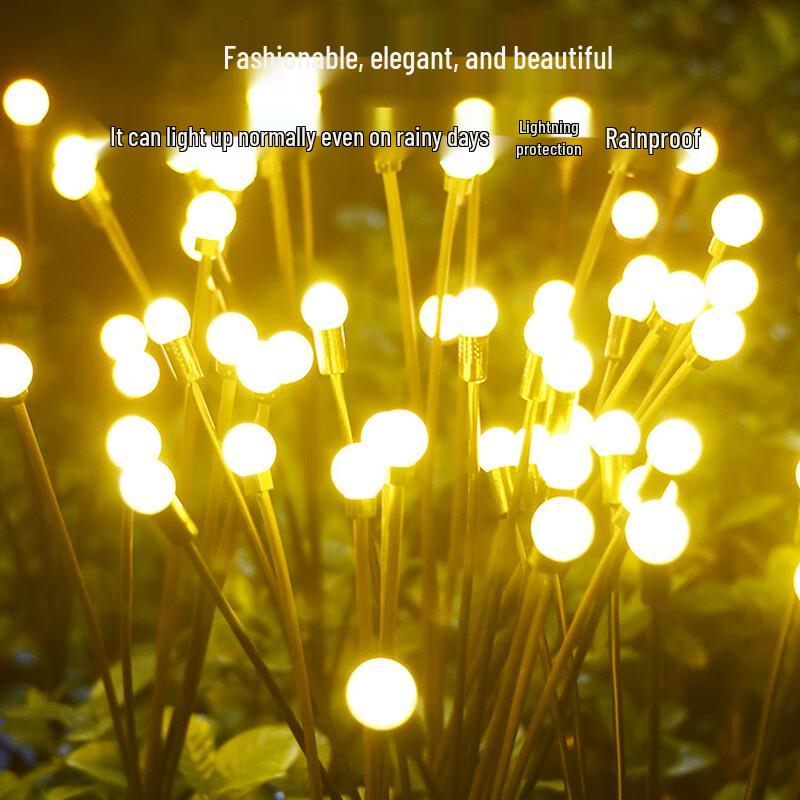 Solar Powered Outdoor Firefly Garden Lights