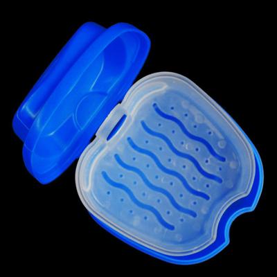 Denture Box Effective Compact False Teeth Full Protection Denture Bath Box for Trip