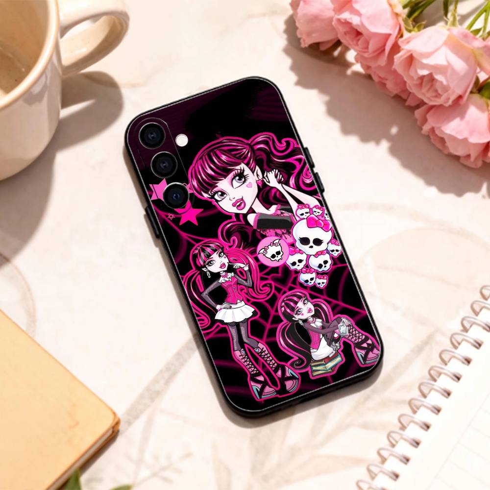 

Comedy M-MonsterS Cartoon H-HighS phone Case For Samsung Galaxy A73,A72,A71,A70,A53,A52,A51,Others Soft Black Shell Samsung a51 4g