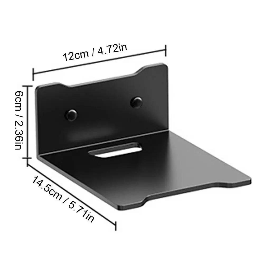 

Держатель настенной полки для маршрутизатора, плавающая полка, подвесная стойка, кронштейн для камеры, настенное крепление, небольшой универсальный настенный кронштейн для ТВ-бокса, автофургона