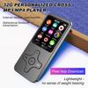Bluetooth MP3 Player with 16GB TF Card Mini MP3 Music Player Support FM Radio Built-in Speaker E-Book Walkman for Headsets