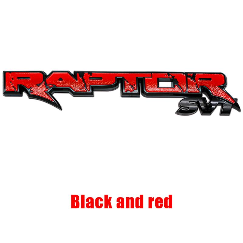 FMCL1 RAPTOR Emblem Sticker ABS 3D Car Sticker Plastic Logo Badge For Ford Fusion Focus Mk2 Fiesta Mk3 Mondeo Mk4 Ranger Kuga Mk7 Max