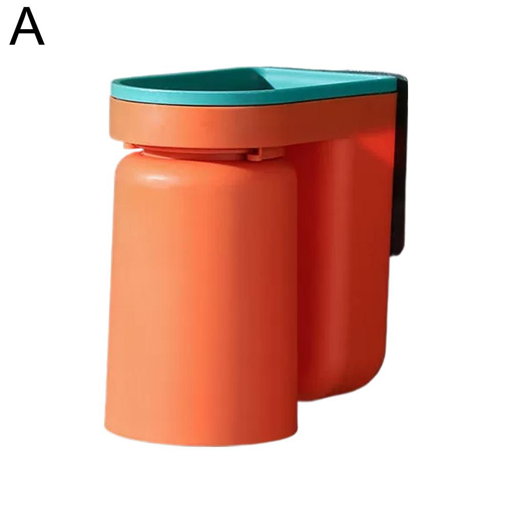 

2 в 1 настенный держатель для зубных щеток, стойка для хранения зубных щеток без проколов, креативная перевернутая полка для слива зубных щеток, ванная комната