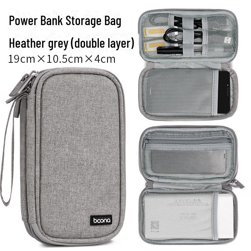 ROMOSS Power Bank & Accessory Storage Case for Cables and Earphones