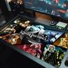 KILLER INSTINCT Color Mouse Pad Large Gaming Table Cushion Non-slip Laptop Tablet Big Mousepad XXL Mat Mini PC Playmat With Lock edge