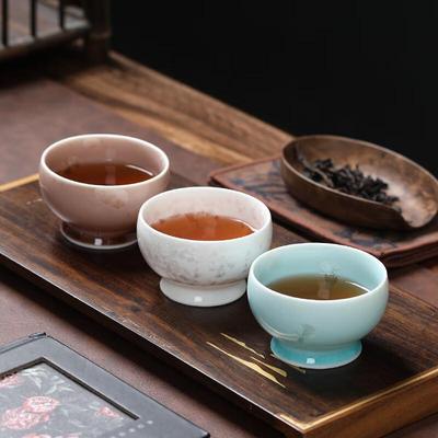 Keramische Kristalglazuur Hoge Voet Theekopje