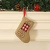 Christmas Tree Ornament Lovely Christmas Stockings Candy Gift Bag Christmas Hanging Socks For Fireplaces Door Decoration