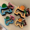 Cartoon Dog Hair Clip Hollow Out Animal Hair Claw Fashion   Daily