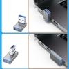 4Pcs 90 Degree USB3.0 Adapter Right Angled USB A Male To Female Converter Extender Connector for PC Laptop Expansion