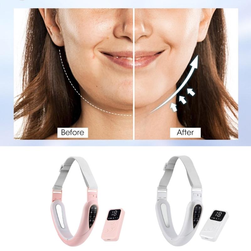 Electric V Face Machine Facelift Belt Machine Face Lifting Machine Skin Tightening Machine Double Chin Remover for Woman