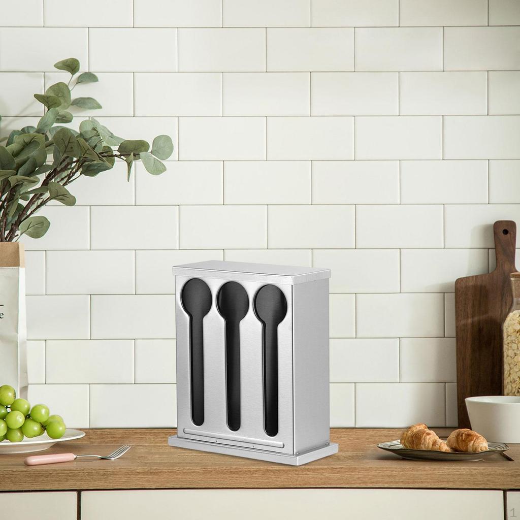 Cutlery Organizer, Spoon Storage Box, Utensil Dispenser, Dispenser