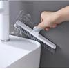 Hard Bristles Crevice Brush Long Handle Corner Crevice Mop Groove Tile Cleaning Brush  Floor