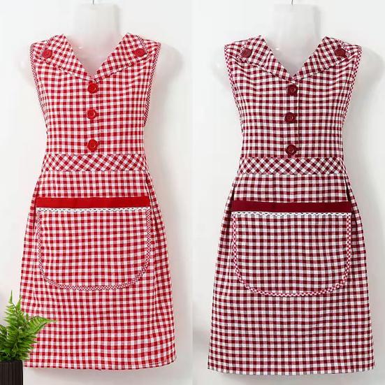 Delantal de cocina duradero a prueba de aceite, Bolsillo grande, útil, mono antigrasa y antidesgaste para delantal de cocina para comedor