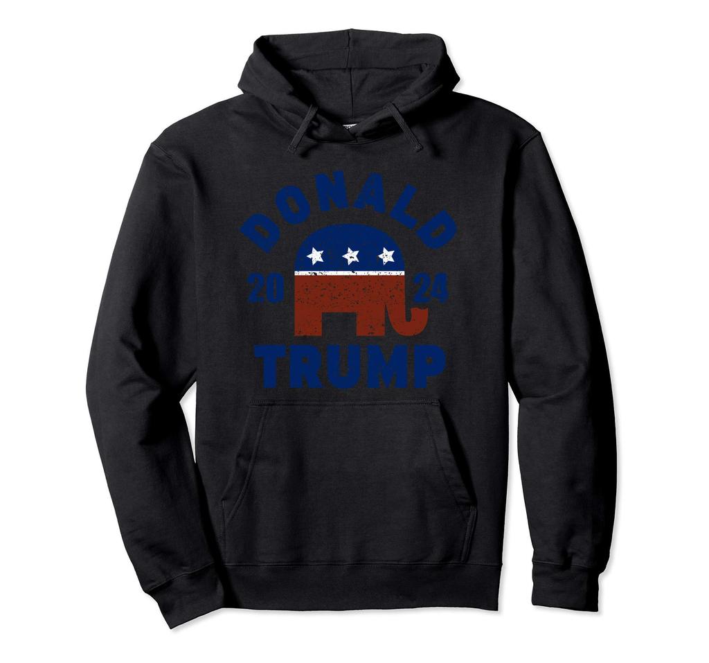 Donald Trump 2024 Republican Elephant Vote President Trump Hoodie