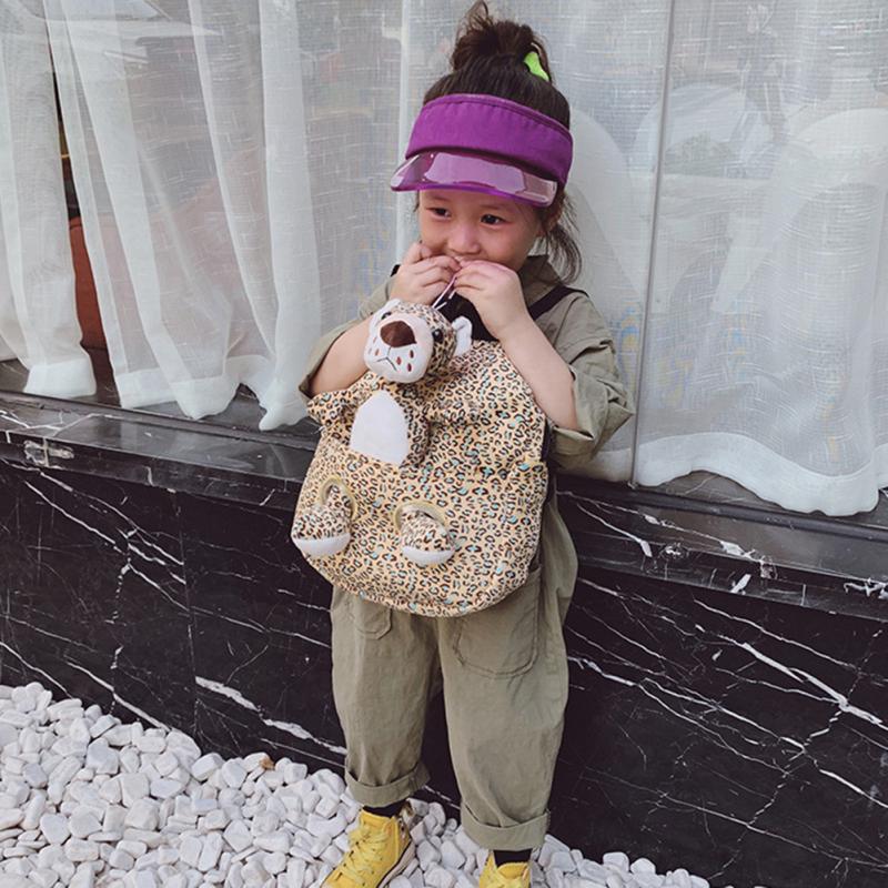 Çocuk Anti-kayıp Schoolbag Anaokulu Erkek Kız Için Sevimli Karikatür Peluş Sırt Çantası