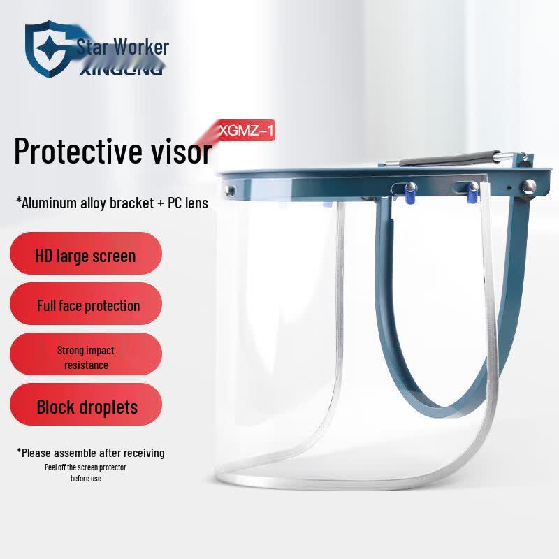 PC Protective Face Shield for Safety Helmets