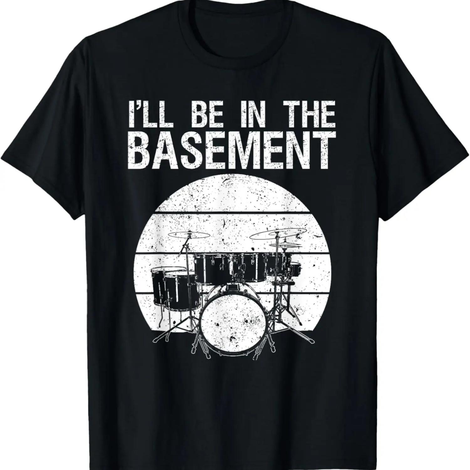 

Funny Drummer Art Men Women Drumming Drum Set Music Lover T-Shirt XXXXXL чёрный