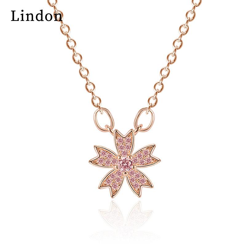 

Женское ожерелье Lindon, кулон из медного сплава, циркон, модный подарок