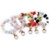 20Pcs/lot 20MM Pompom Beads Plush Fur Covered Ball Bead Charms Straight Hole Big Hole Spacer Beads For Handmade Jewelry Access