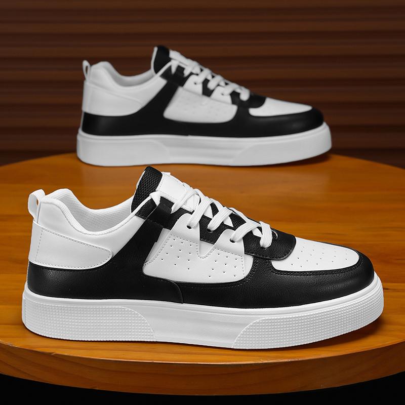 Men's Fashion Casual Low Top Skateboarding Shoes Boys Comfortable Sneakers Male Students Trending Soft Sole Classic Breathable Gym Non-slip