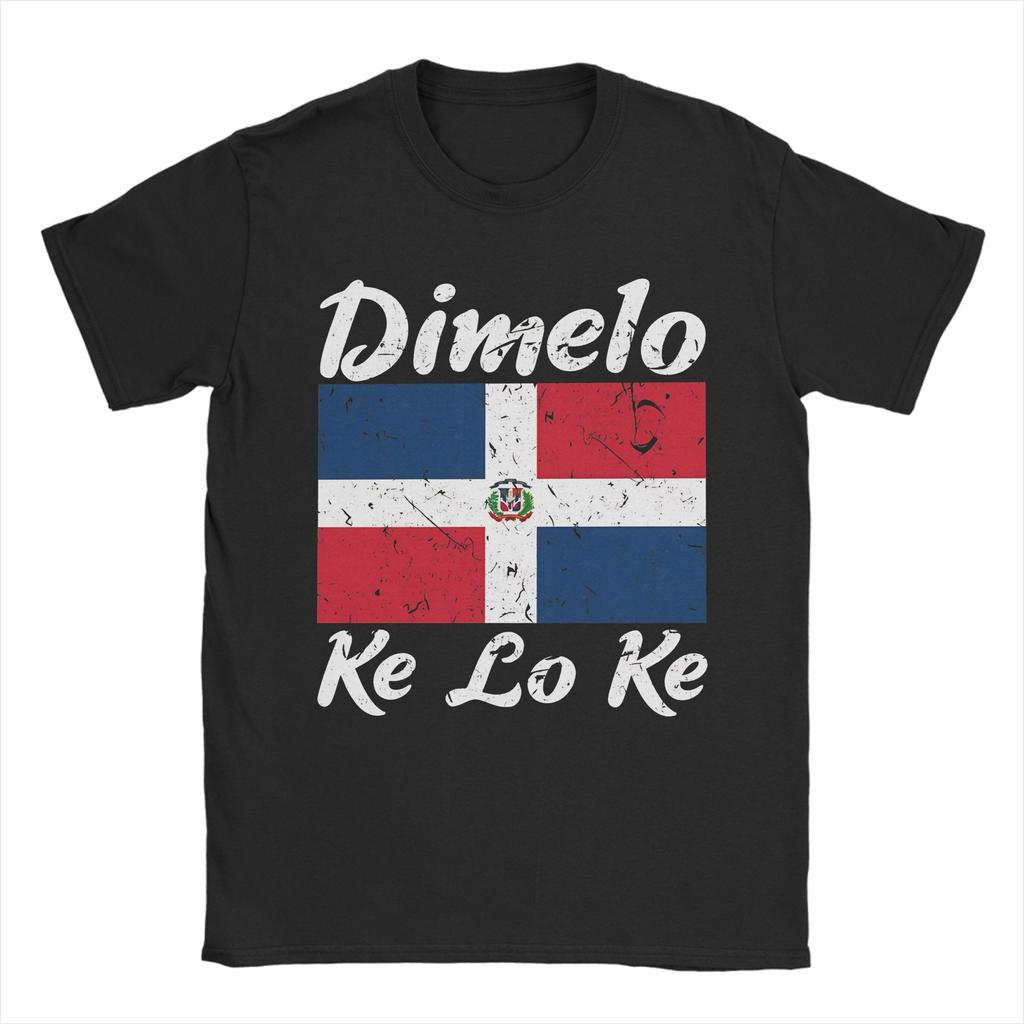 La Republica Dominicana EST 1844 Dominican  Graphic T Shirt Unisex Women  Cotton  Tee Shirt Clothing