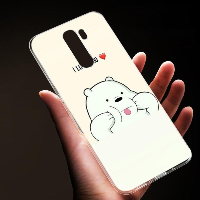 Lustige Cartoon Bär Silikon Handyhülle für Xiaomi Redmi Note 10 9 Pro Max 10S 9S 8T 8 8A 9 9A 9C 9T K40 Pro 5G Weiche Hülle