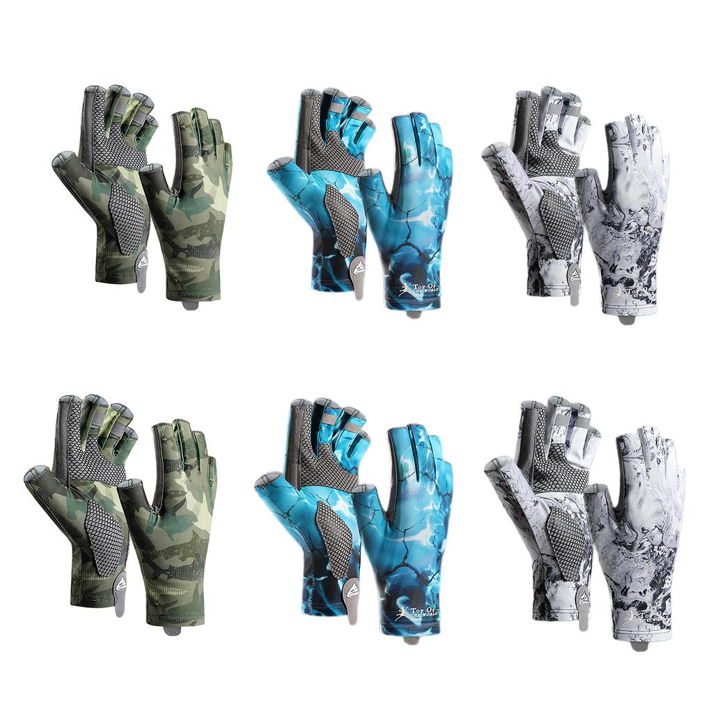 Fishing Gloves Fishing Equipment Breathable Fingerless Fishing Gloves Motorcycle Gloves Climbing Hiking Cycling Gloves