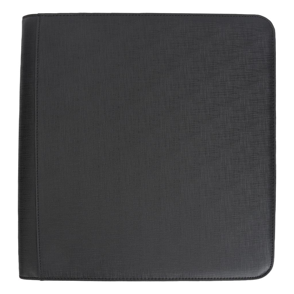 Zip Trading Card Album PU and PP Transparent 480 Cards Black Waterproof Trading Album Display Holder for Gaming Cards